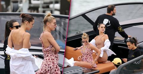 Bella Hadid Hailey Baldwin Model Vacation
