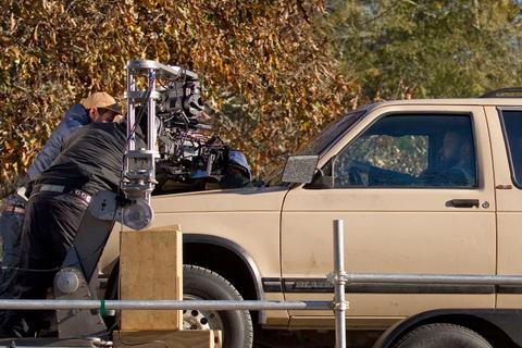 Justin Timberlake Looks WorriedOn Set While Filming After PDA With Costar