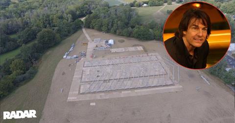 Tom Cruise and Scientology tent