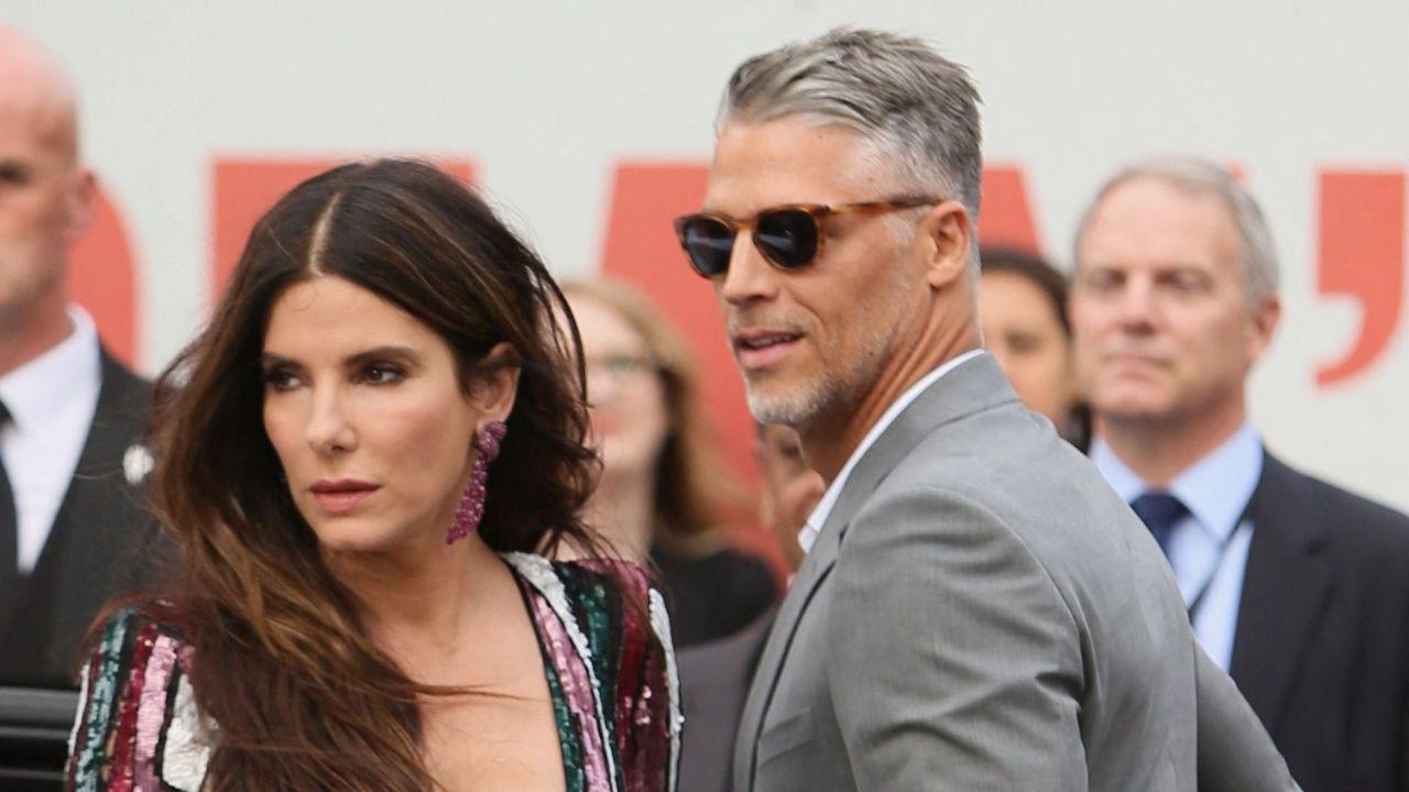 photo of Sandra Bullock and Bryan Randall