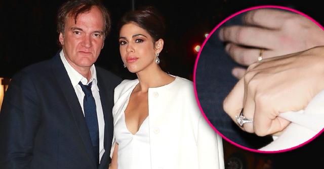 Quentin Tarantino Daniela Pick Engagement Dinner Uma Thurman Bruce Willis