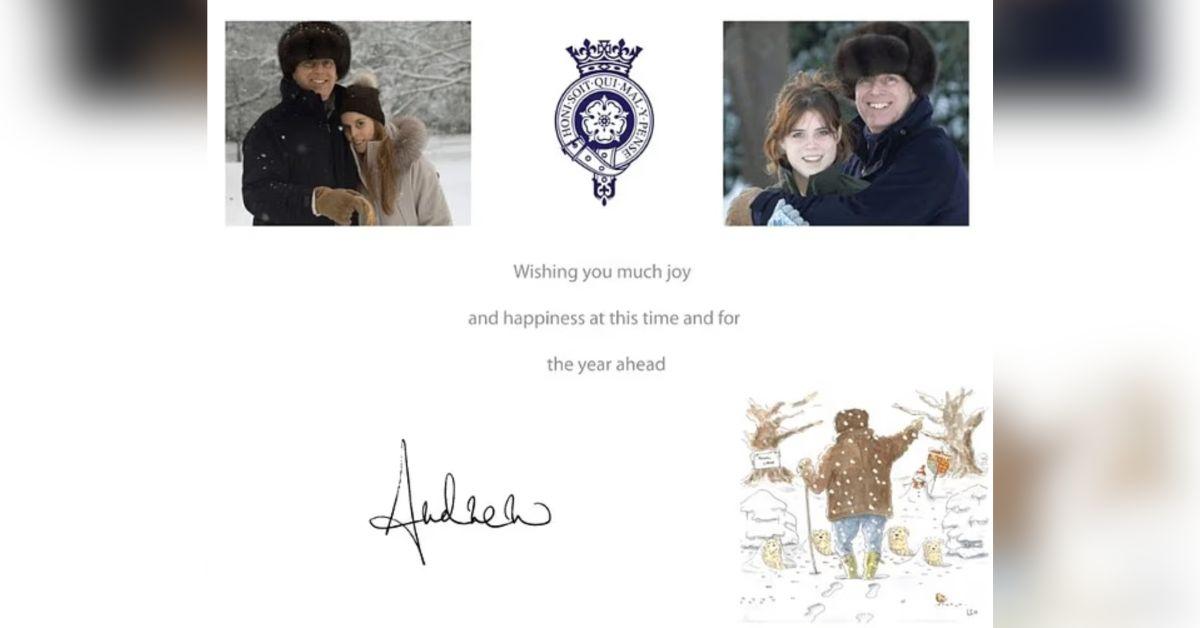 The disgraced royal sent snaps of daughter Princesses' Beatrice and Eugenie to the pedophile.