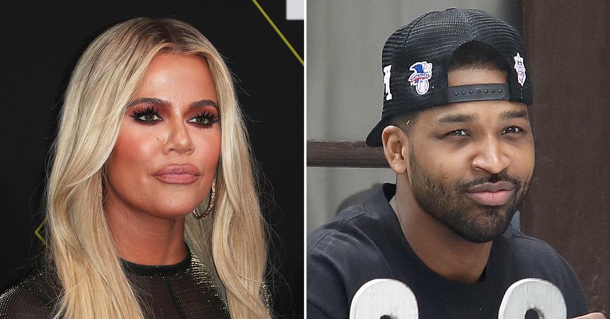 khloe kardashian bans tristan thompson christmas eve kardashian party maralee nichols baby mama