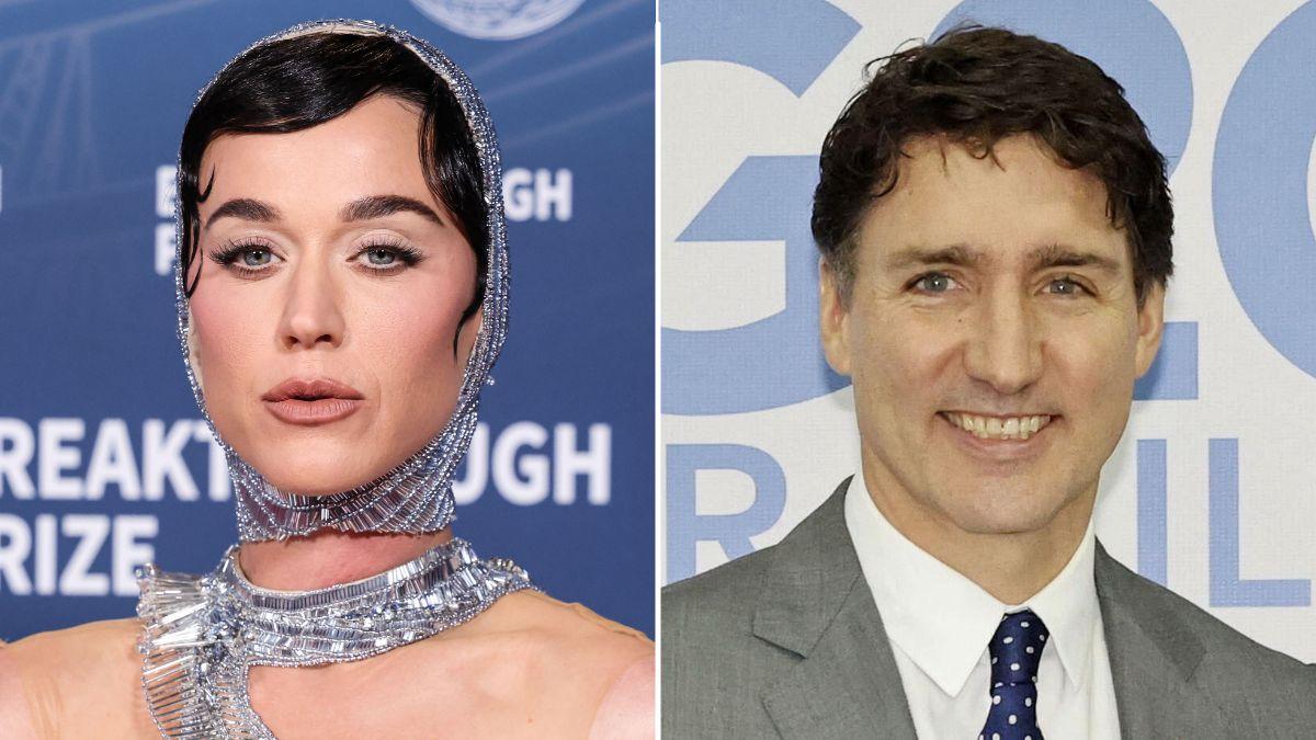 picture of Katy Perry and Justin Trudeau