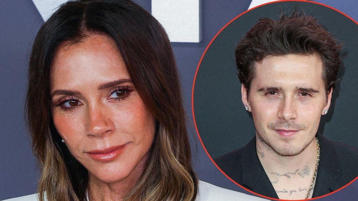 picture of victoria Beckham and Brooklyn Beckham