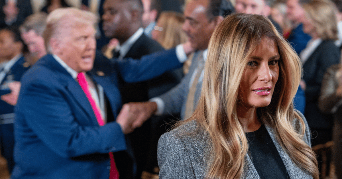 Photo of Melania and Donald Trump