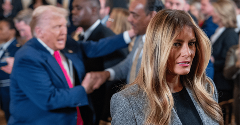 Photo of Melania and Donald Trump