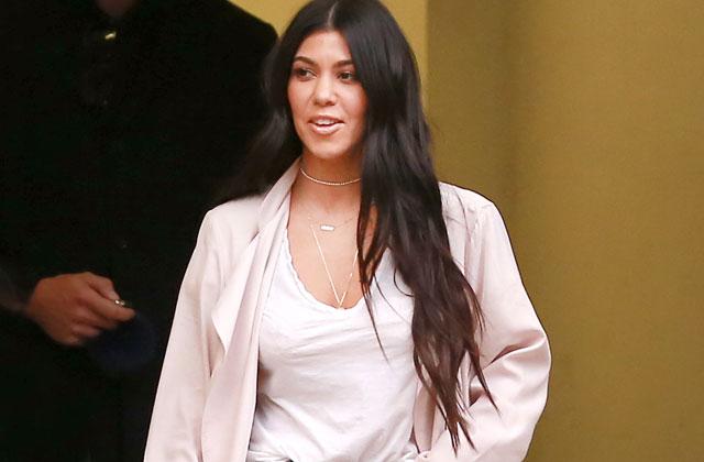 Kourtney Kardashian Hints At Pregnancy On Snapchat