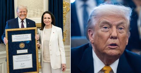 Composite photo of Donald Trump