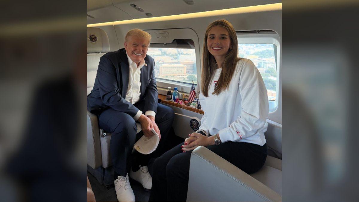 Photo of Kai and Donald Trump