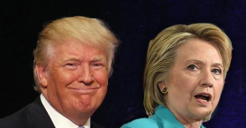 hillary clinton polls donald trump ties democratic nominee