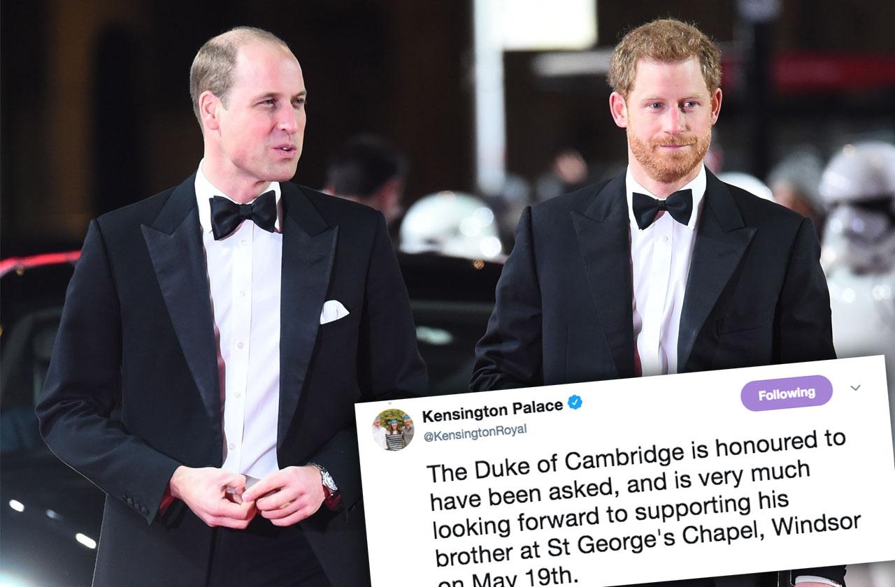 Prince Harry William Best Man Wedding