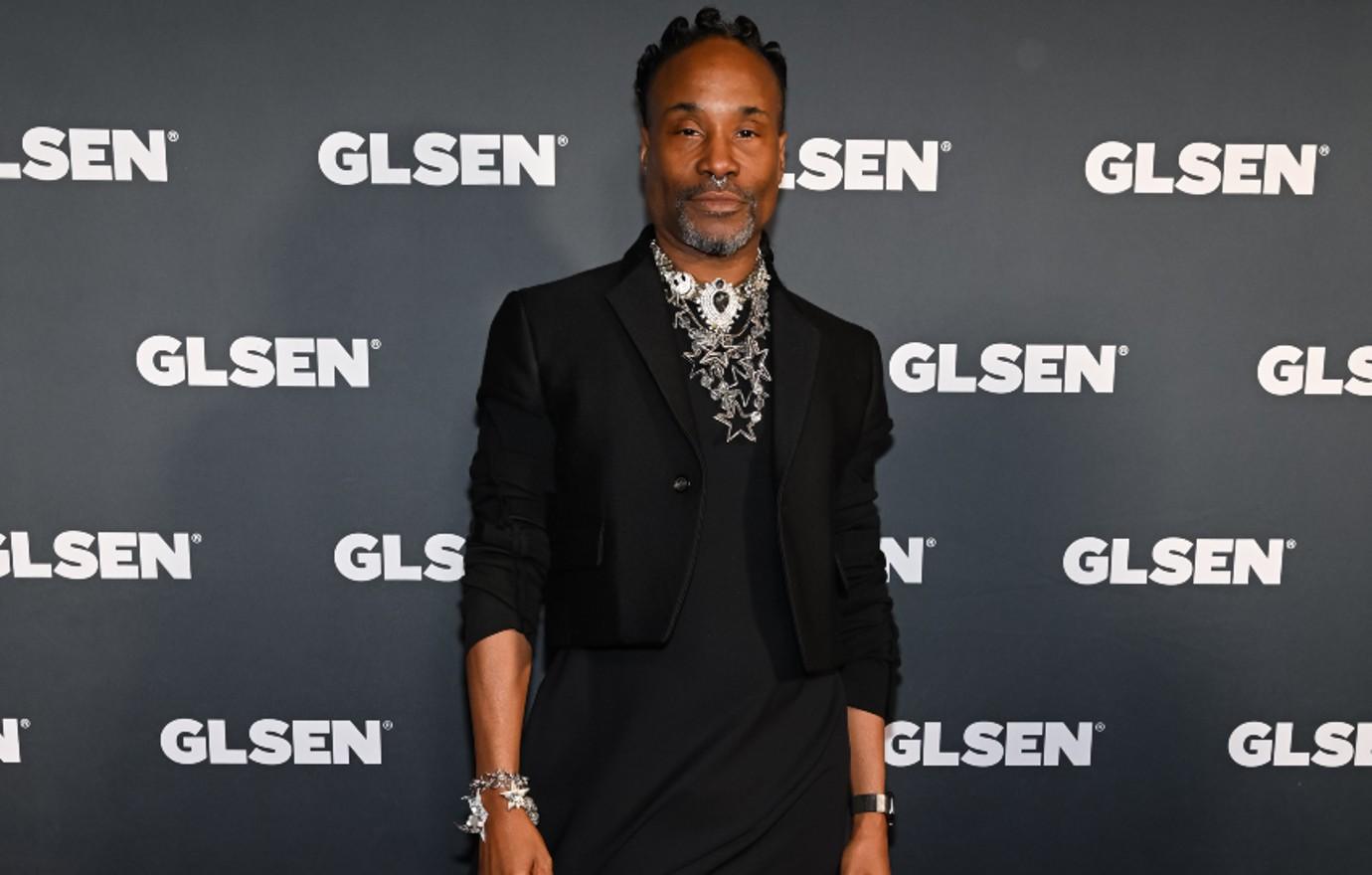 billy porter  glsen respect awards red carpet  photo by andrew werner nz