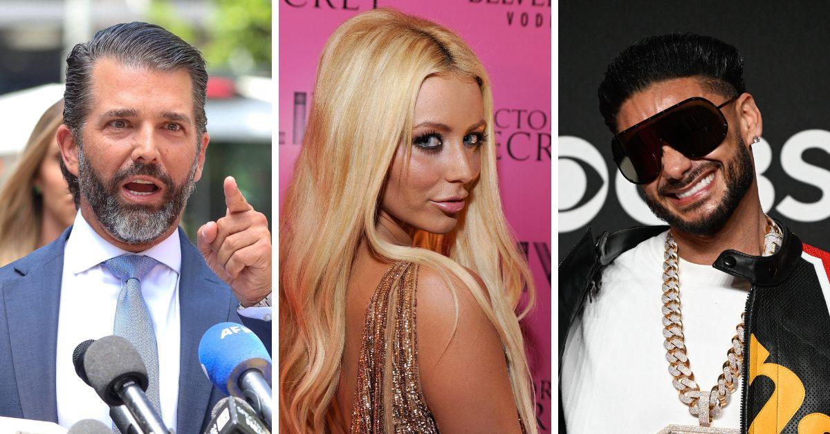 Photo of Donald Trump Jr. and Aubrey O'Day, Pauly D