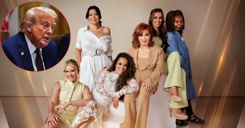 Photo of Donald Trump, 'The View' cast.