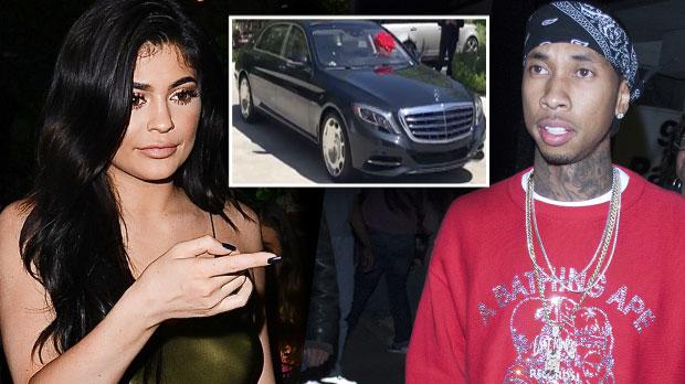 kylie jenner birthday tyga gift car video