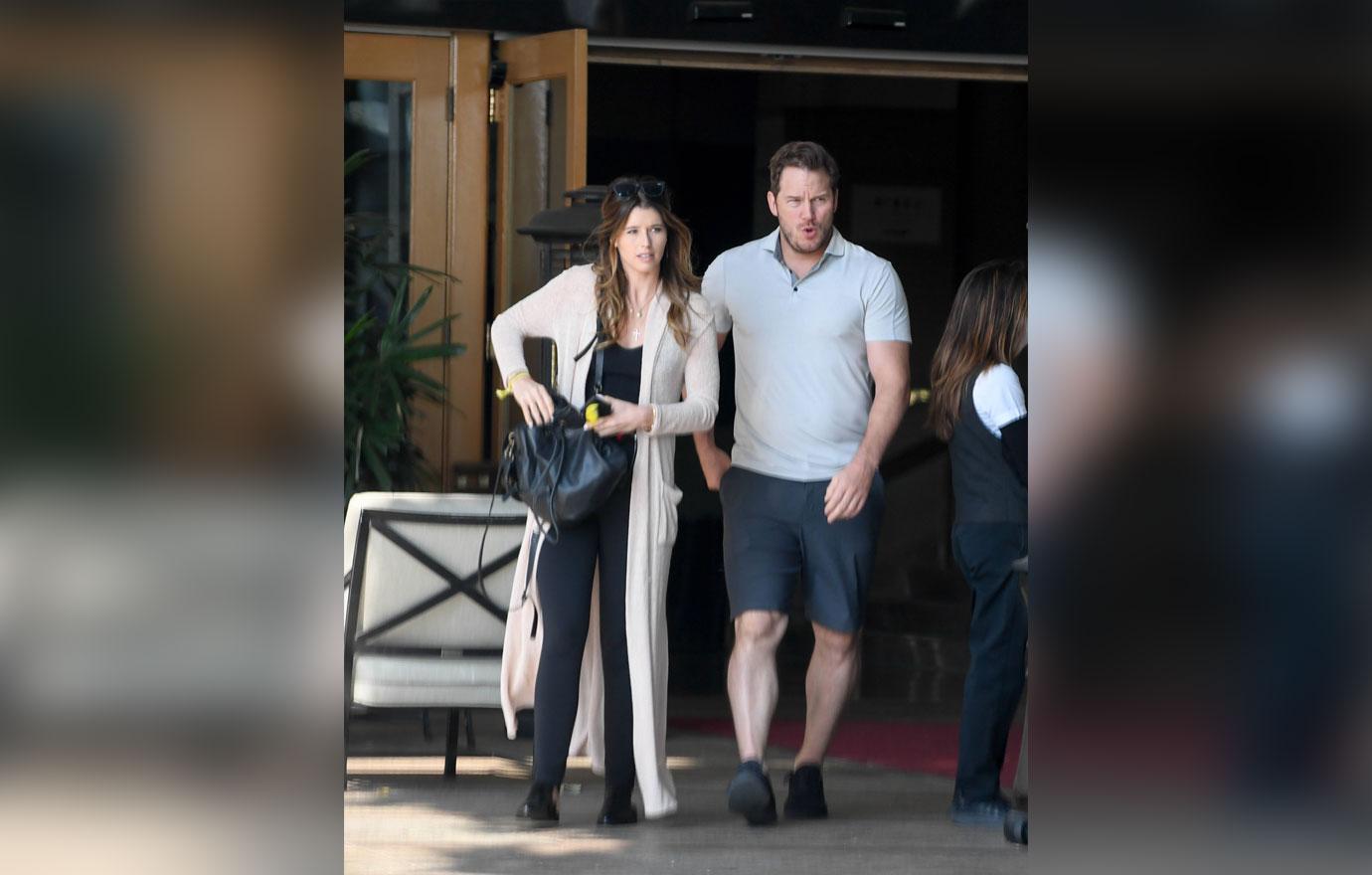 Chris Pratt Meets Katherine Schwarzenegger Parents