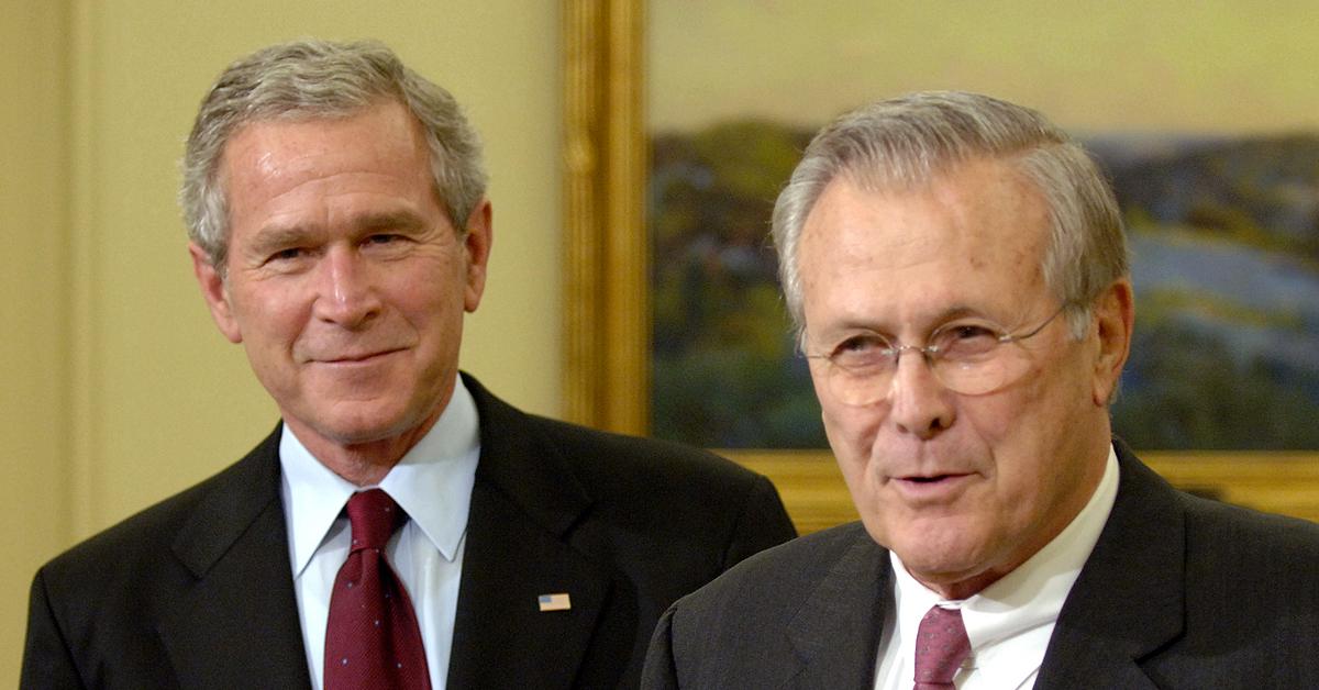 donald rumsfeld dead defense secretary bush ford