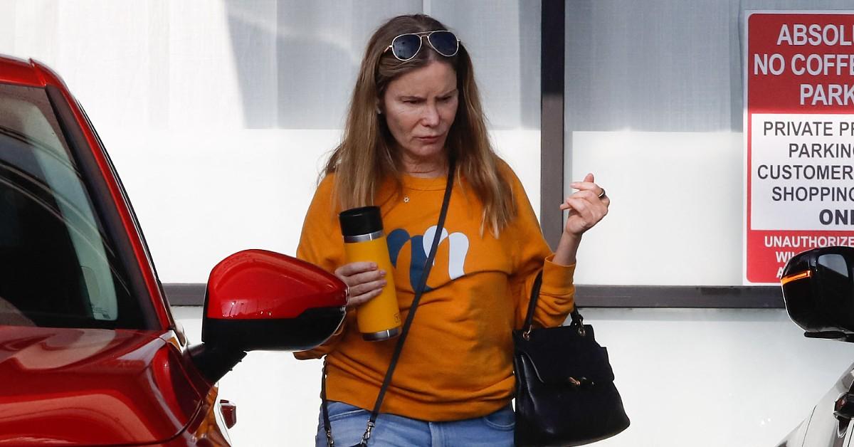 jennifer jason leigh looks unrecogniseable in la