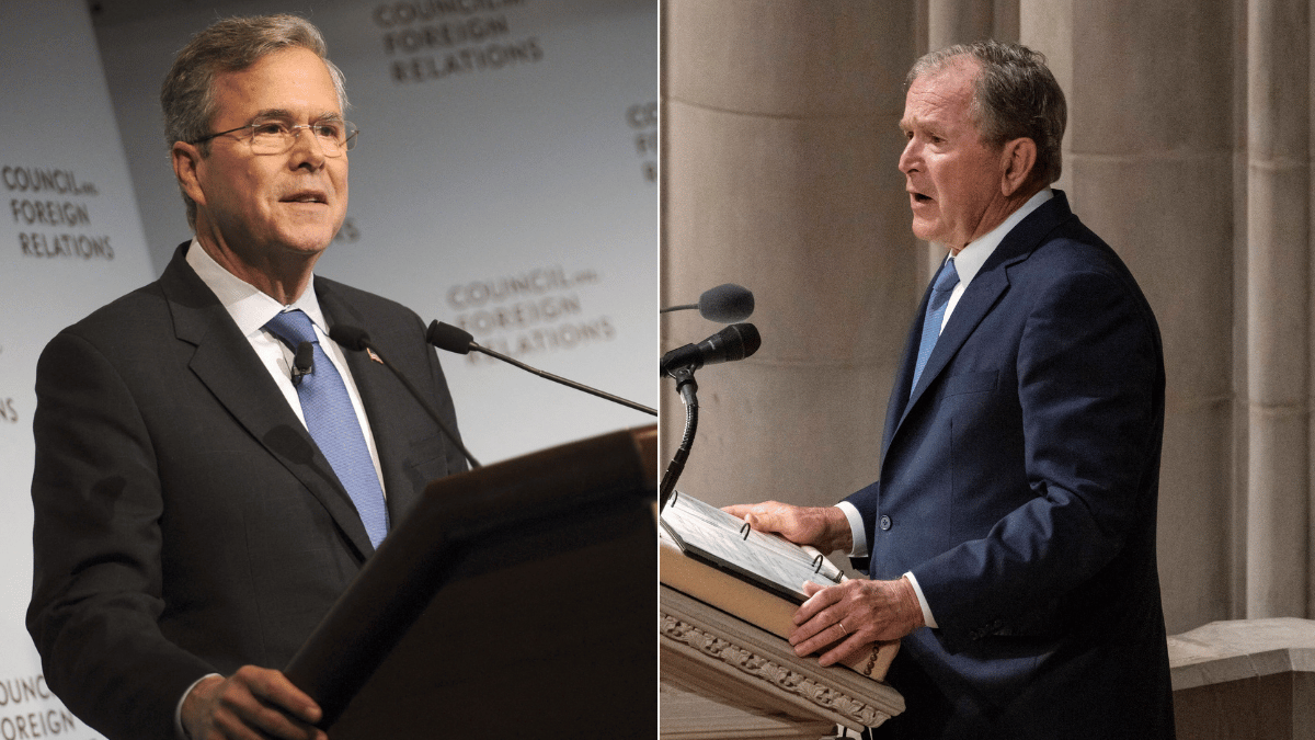 George W. and Jeb Bush's relationship became 'toxic' at one point, per an insider.