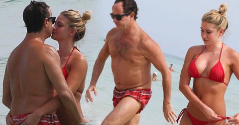 Pauly Shore Shirtless Girlfriend Beach