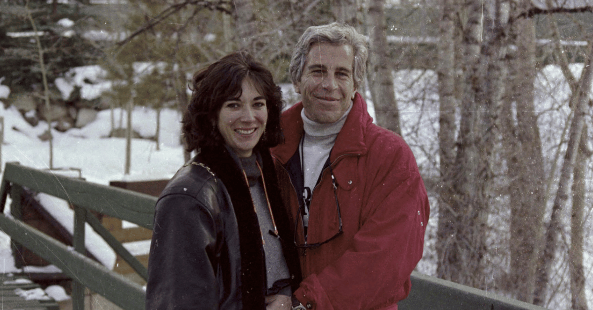 Photo of Ghislaine Maxwell and Jeffrey Epstein