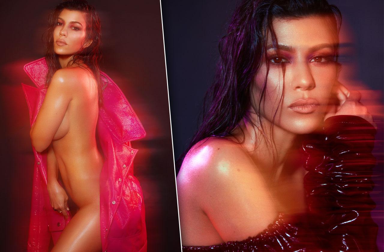 //kourtney kardashian poses nude photos v magazine pp