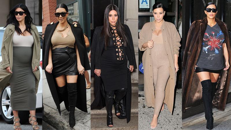 Kim Kardashian's Sweaty Pregnancy Coats