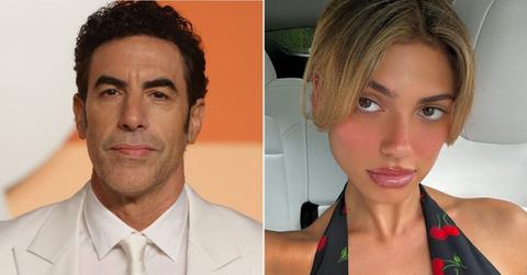 picture of Sacha Baron Cohen and Kelsey Calemine