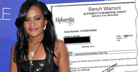 Bobbi Kristina Brown Arrest Warrant