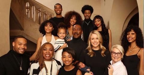 Eddie murphy family photo 10 children first time