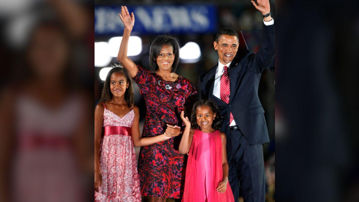Photo of Obama family