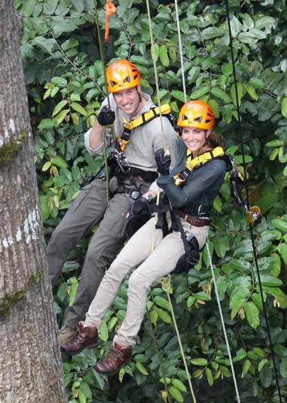 //prince william kate middleton canopy walkway sabah borneo _ _