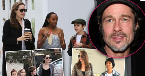 //brad pitt kids relationship pp