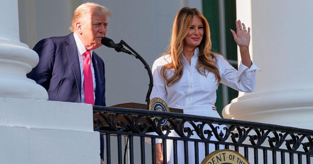 Photo of Donald Trump, Melania Trump