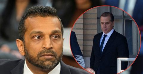 Split image of Kash Patel and Hunter Biden