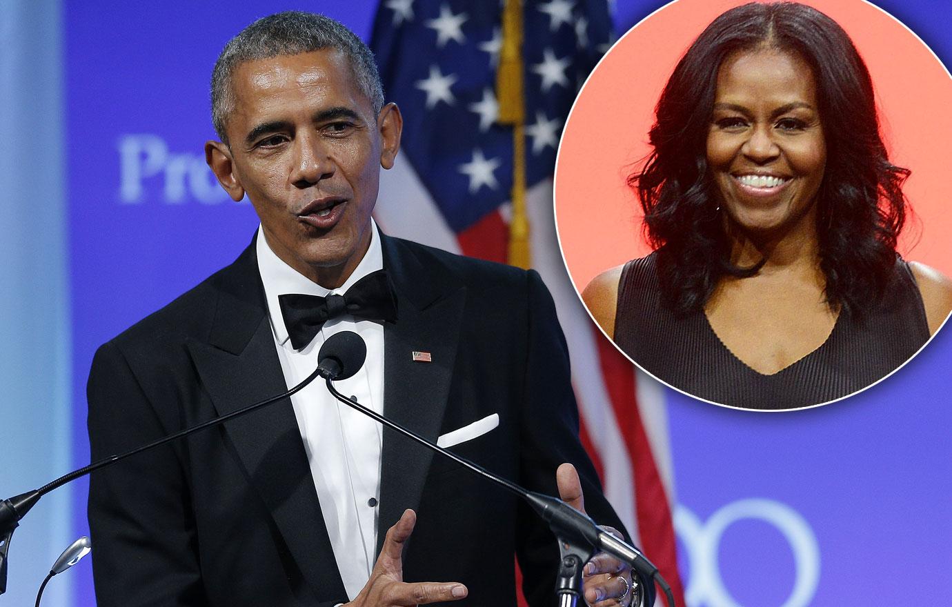 Barack Obama Thanks Michelle For Sticking With Him.