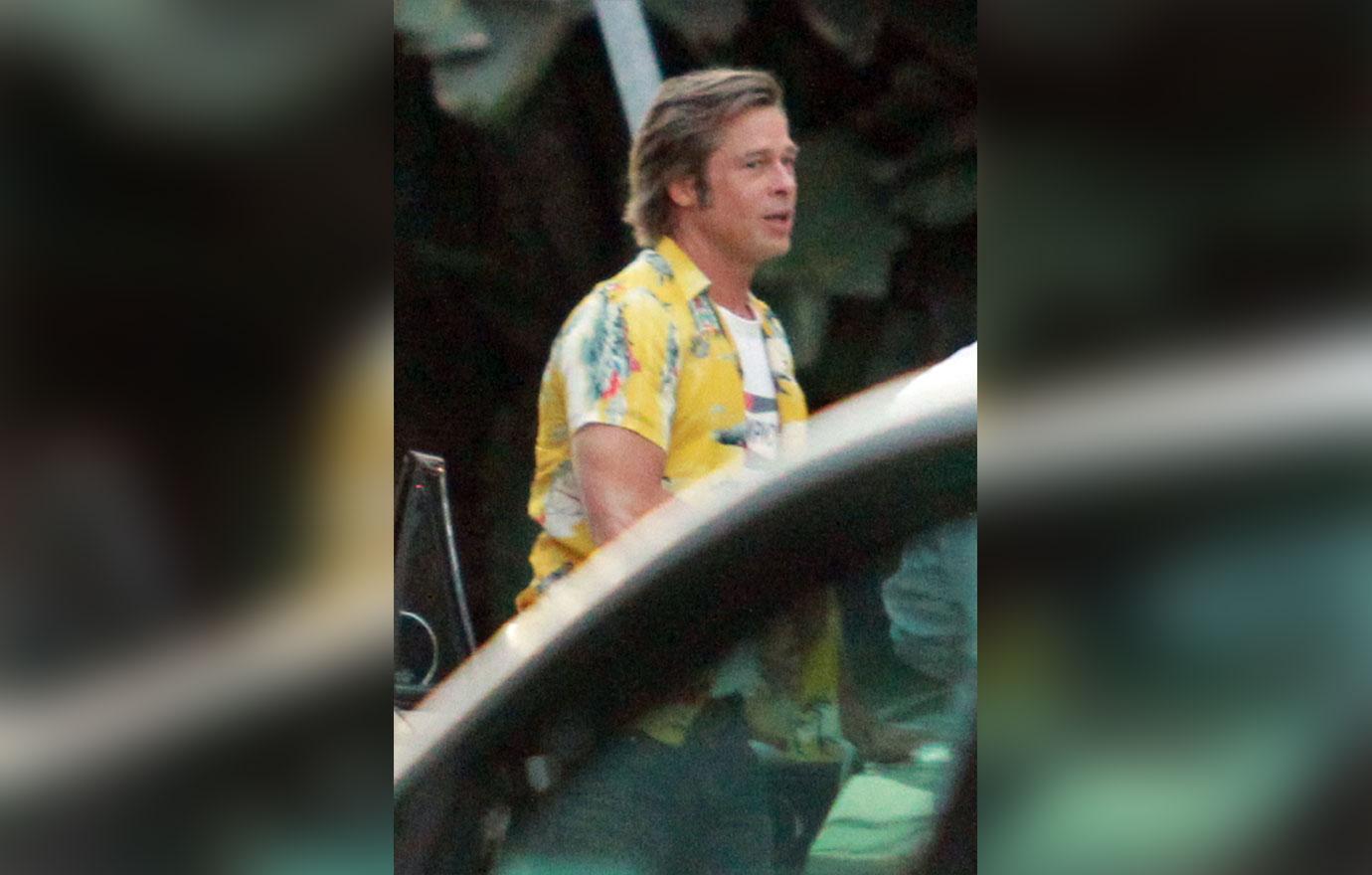 Brad Pitt Films Tarantino Movie With Leonardo DiCaprio