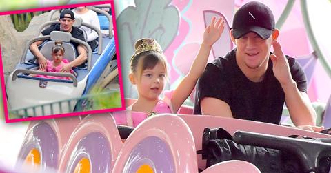 Divorcing Channing Tatum Visits Disneyland With Daughter