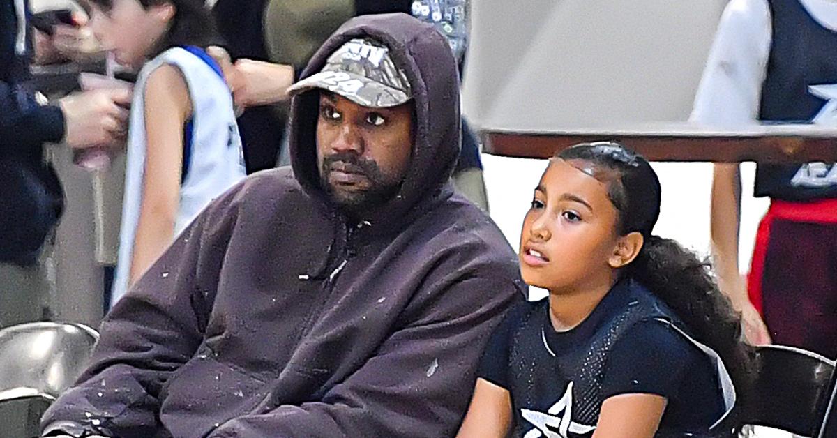 North West Wears Star Of David On Outing With Kanye