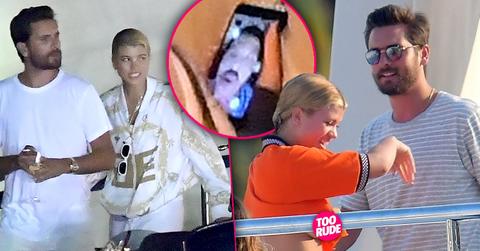 Scott Disick Sofia Richie Flirting Cannes Lionel