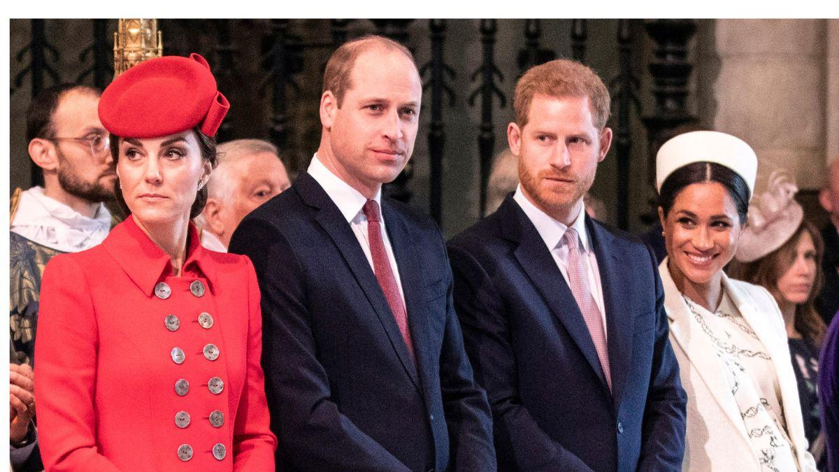 Photo of Prince William, Kate Middleton, Prince Harry, Meghan Markle