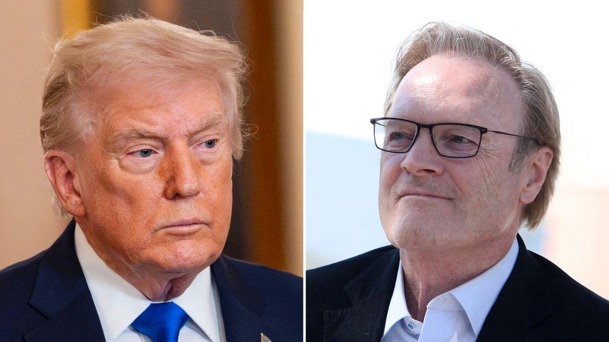 Photo of Donald Trump,  Lawrence O'Donnell