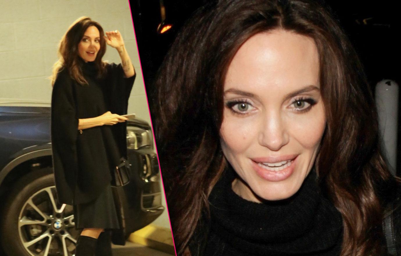 Angelina Jolie Meets Fans Despite Her Insomnia Battle