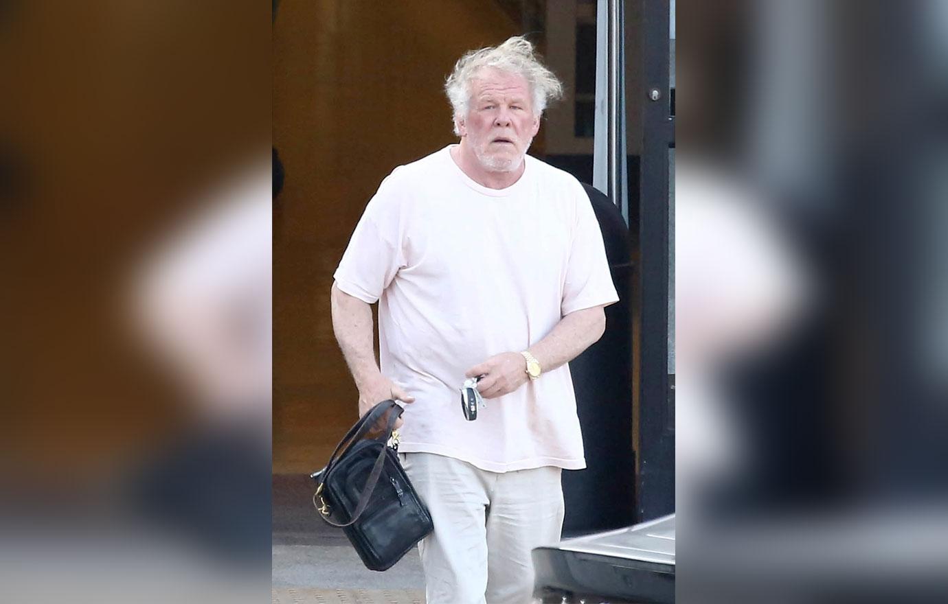 Nick nolte tired shopping malibu