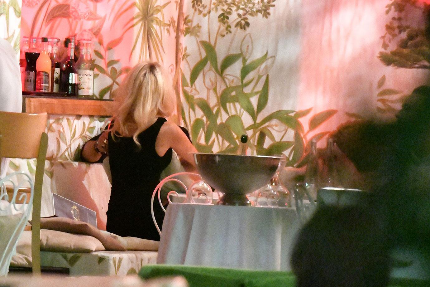 Pamela Anderson Face Adil Rami Dinner Date