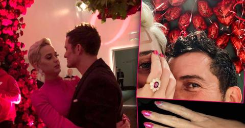 Orlando Bloom Katy Perry Engaged Ring Photos