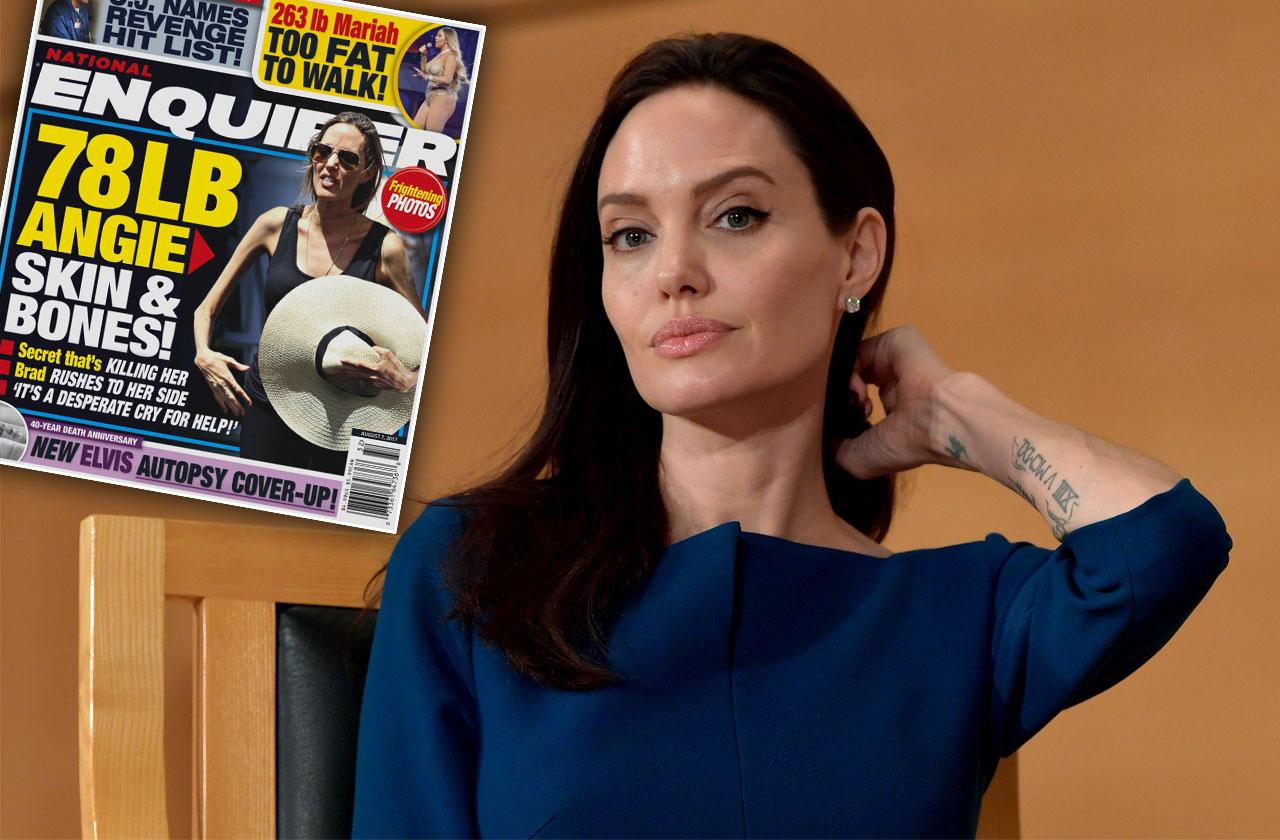 New Scary Skinny Photos Of Angelina Jolie Revealed!