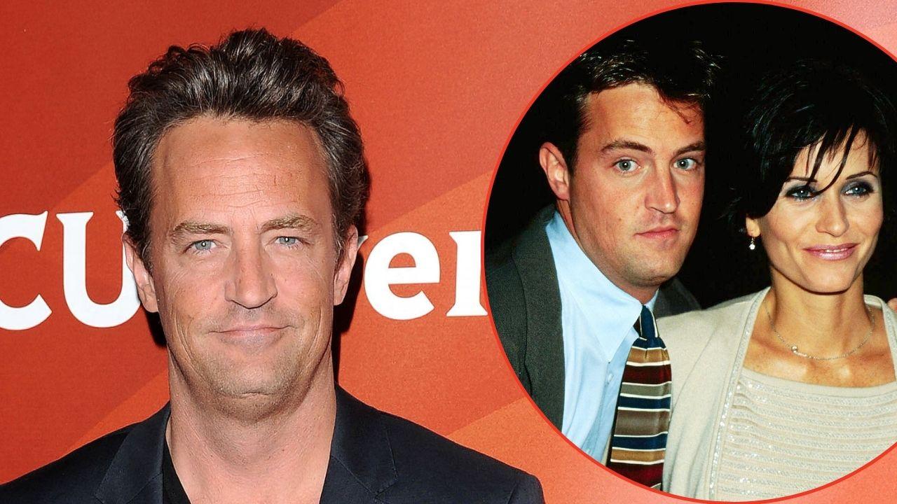 picture of Matthew Perry and Courteney Cox