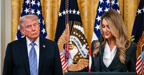 picture of Donald Trump and Kelly Loeffler